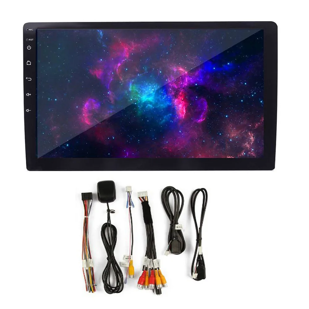 2din Android 10 1 автомобильный Радио мультимедийный видео плеер GPS навигация Wifi USB FM