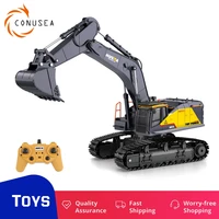 114 huina 592 rc truck excavator crawlers remote control vehicle tractor engineering car model rechargeable toys for boys