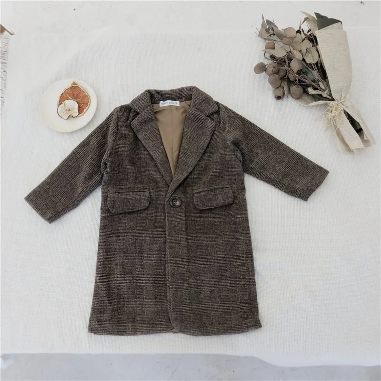 Новинка пальто для маленьких мальчиков плотная куртка Детское размеры от 12