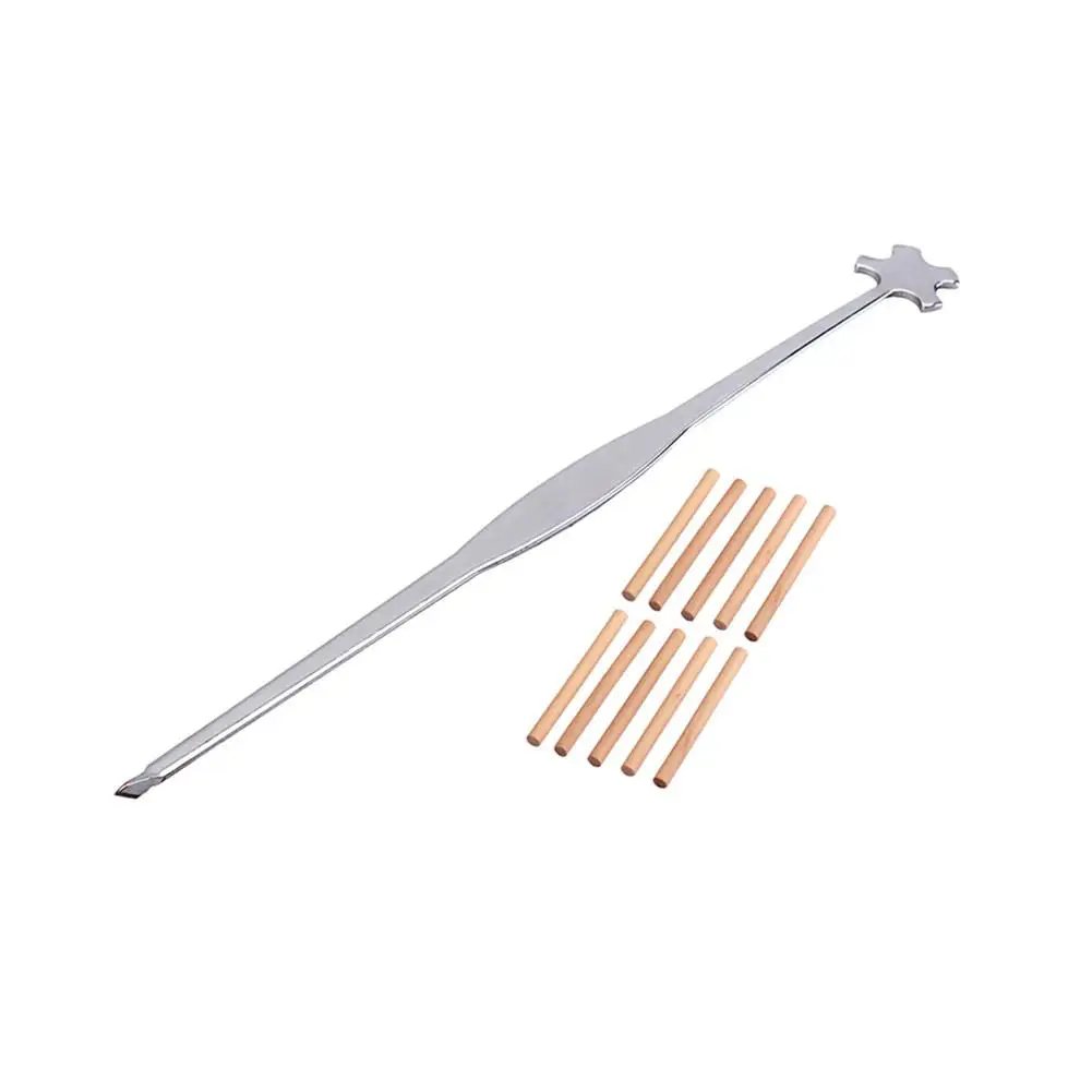 

Аксессуары для скрипки, 1 шт., набор инструментов для ремонта скрипки из нержавеющей стали, горячий крючок + 10 шт., колонка для скрипки