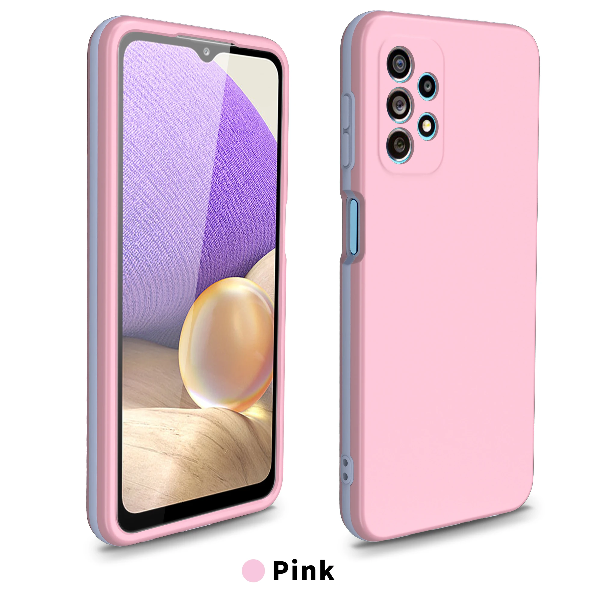 

Soft Silicone All inclusive Protection Phone Case For Samsung Galaxy A52 A72 A22 A32 A12 F12 F02S M42 A02 A02S A21S 5G 4G Cover