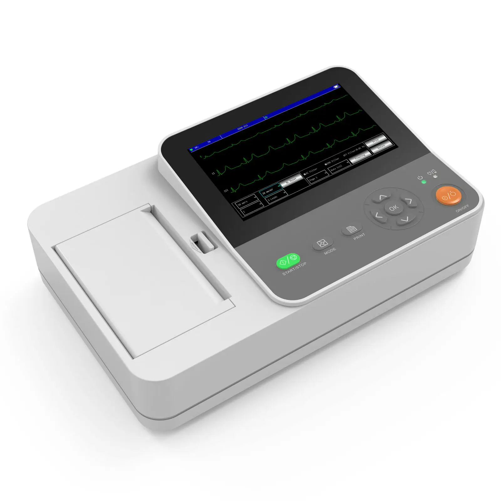 CONTEC 2021 Новый ECG E6 сенсорный экран Цвет 6 каналов 12 свинцовый ЭКГ/ЭКГ машина