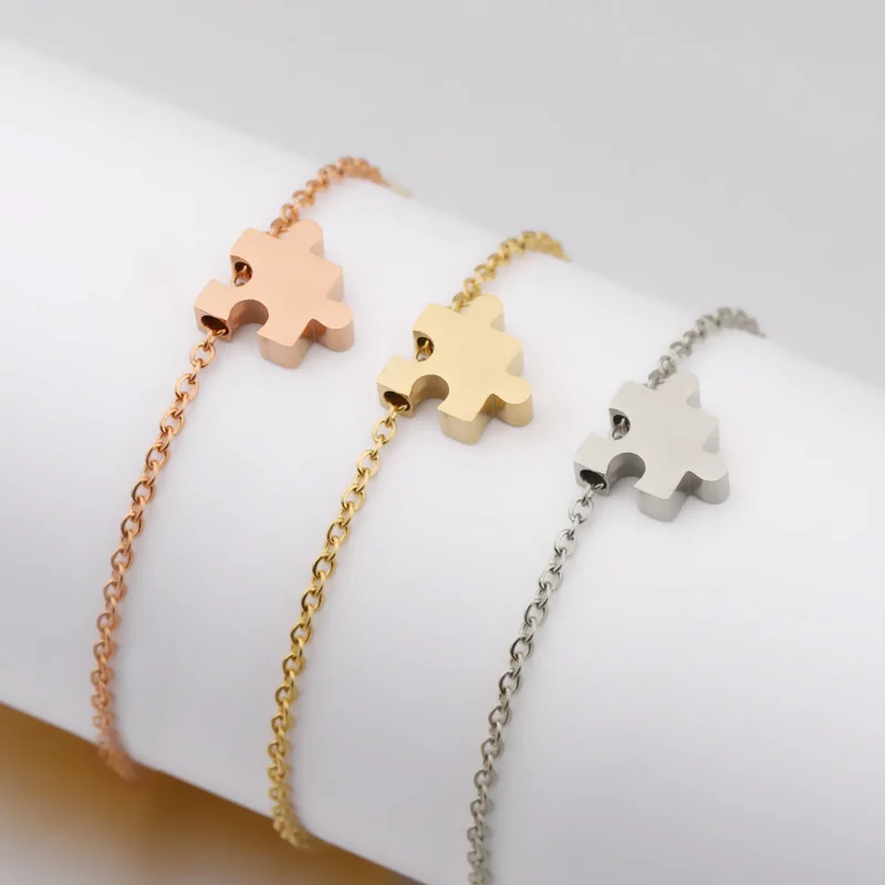 1 шт./лот браслет из нержавеющей стали Женский Золотой Серебряный цвет