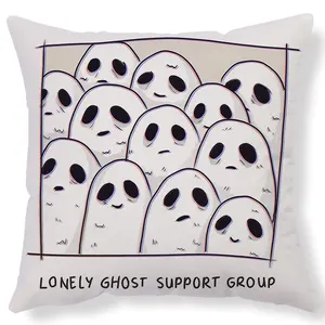 halloween pillowcase to map custom pillow modern style simple atmosphere pillowcase car cushion free global shipping