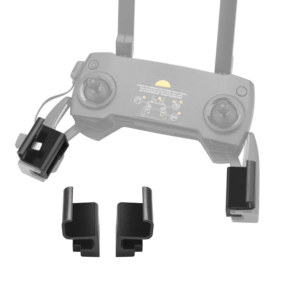 Фото Крепление для телефона DJI Mavic Mini Pro Air Spark Mavic 2 Zoom, дистанционное контрольный зажим для дрона, стабильный аксессуар для телефона, держатель №2