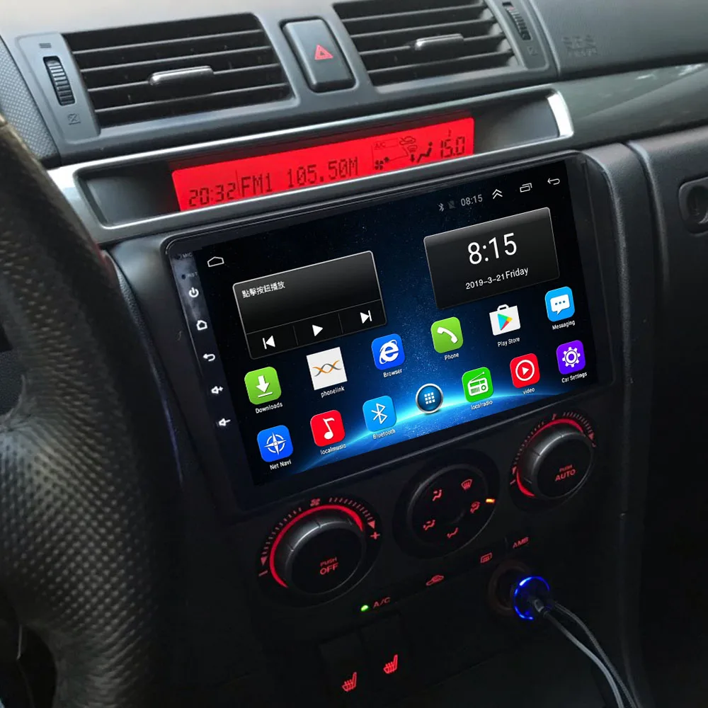 4G + 32G Android 10 автомобильное радио для Mazda 3 2004 2009 maxx axel Wifi авто стерео dvd gps навигация