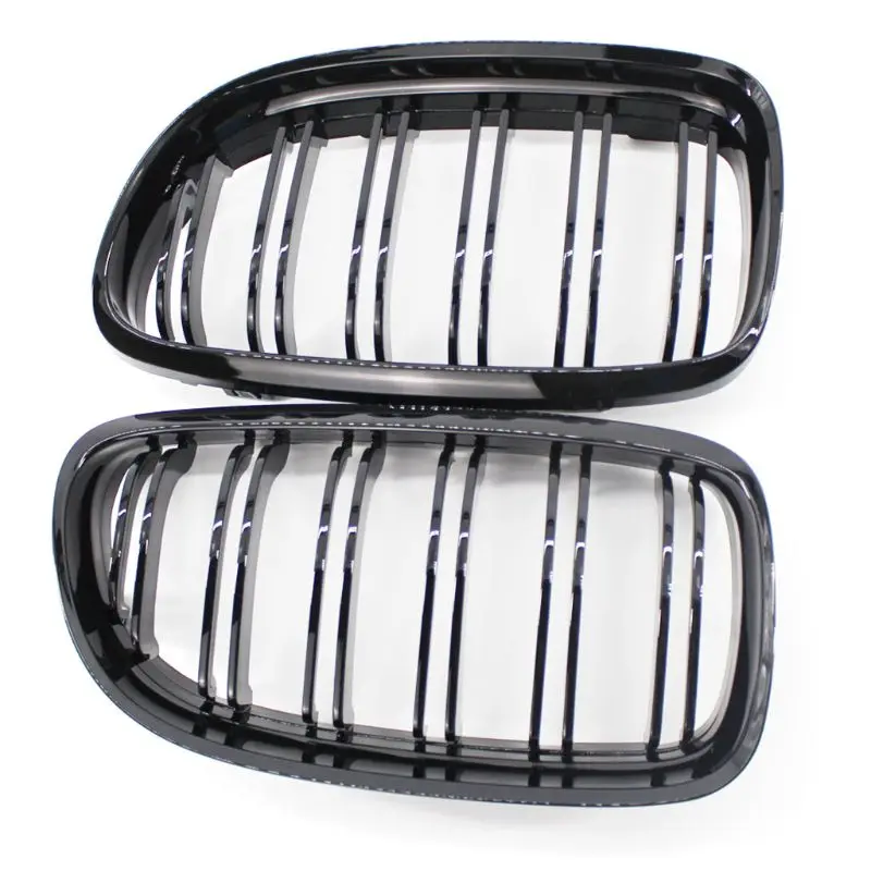 

2PCS Car Front Grille Gloss Black Inlet Grill for B-MW 3 Series E90 E91 318 320i 325i 330i 09-11 Accessories