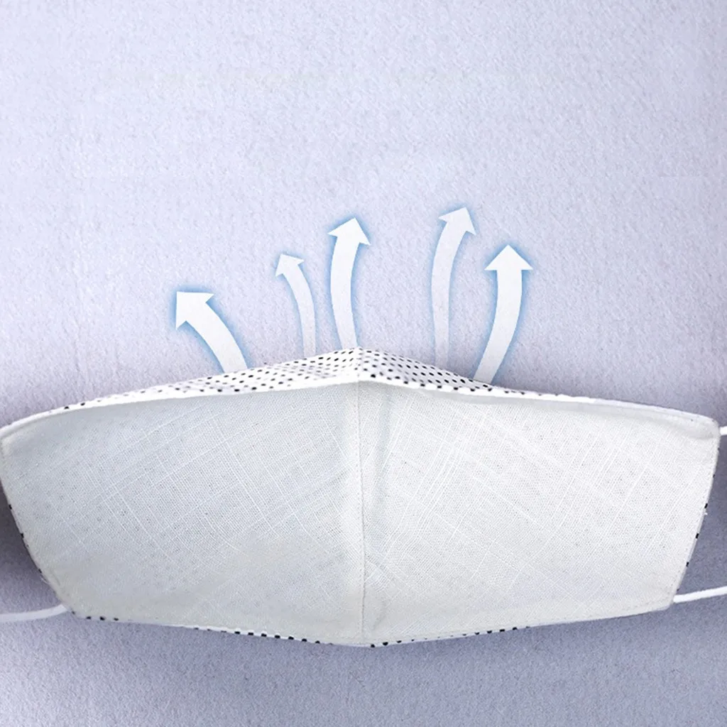

2PC Activated Carbon PM2.5 Outdoor Mouth Mask Washable Reuse Cotton Face Mask filter safe Breathable Protective masks#35