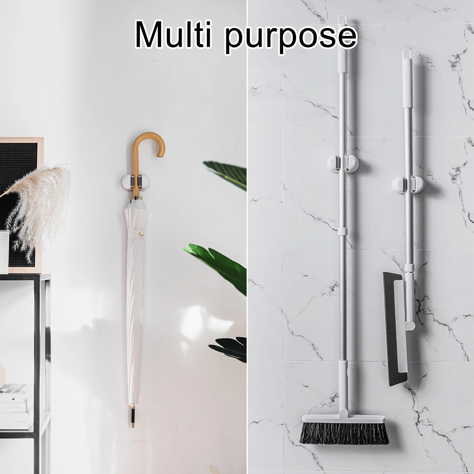 

Mop Hanger Shovel Broom Holder Organizer Kitchen Tool Garden Storage Rack Wall Mounted Doors Punch Free Home Accessories
