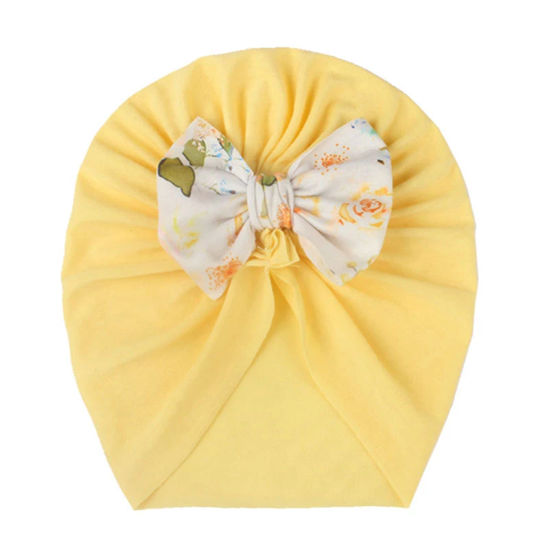 

New Arrival Baby Stuff Accessories Baby Girl Hat With Bow Knot Infant Beanie Solid Big Bowknot Cap For Girls Kid Hats Warm Cap