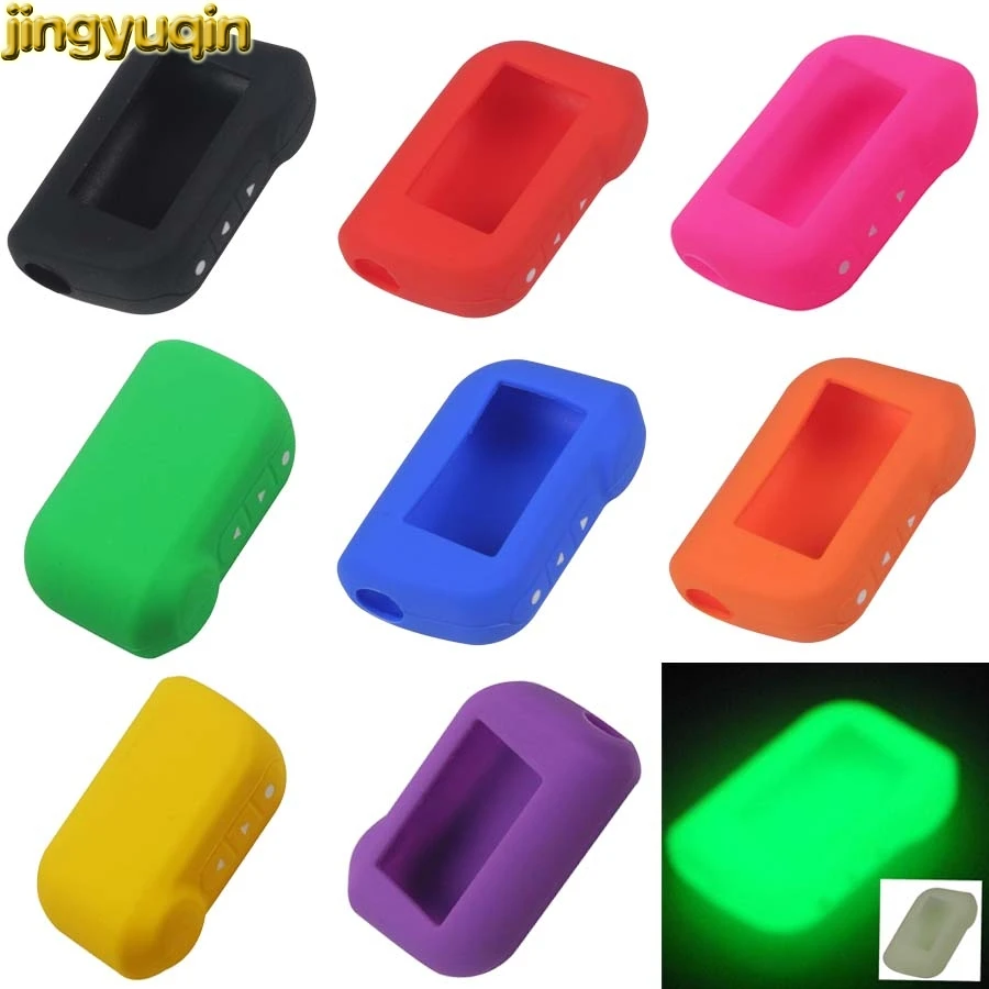 jingyuqin 15pcs Silicone Case Remote Car Key Cover for Starline A93 A63 Two Way Russian Version Alarm System LCD Controller | Автомобили и