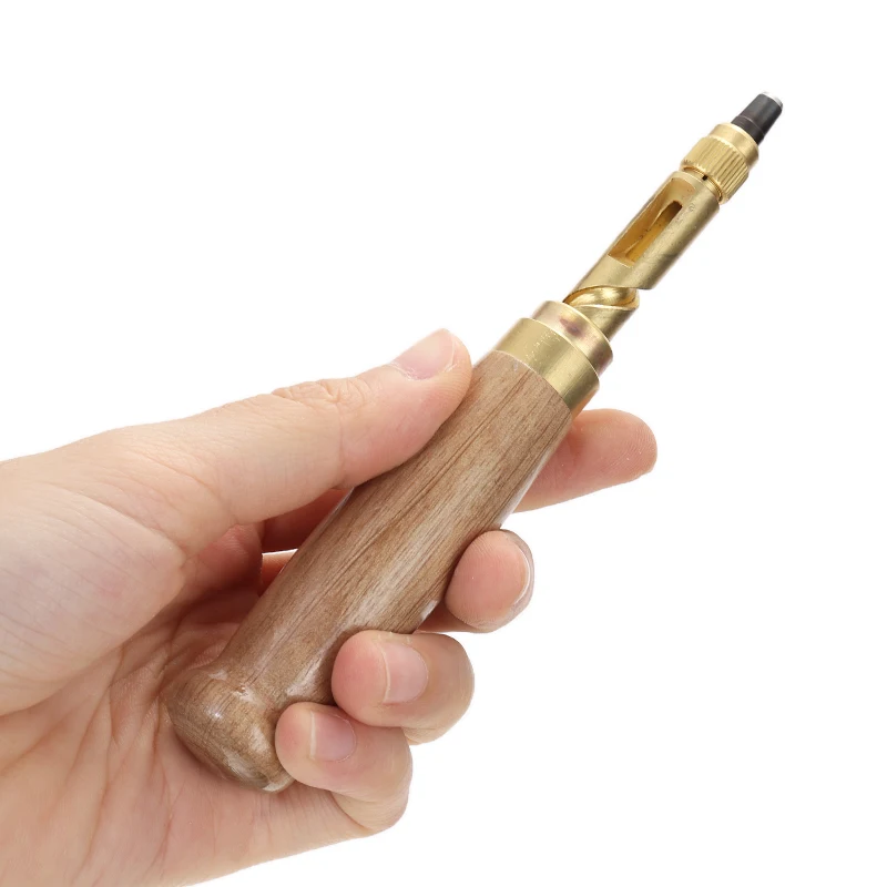 Для книги сверло съемный кожаный инструмент авто ремень Дырокол винт ремешок