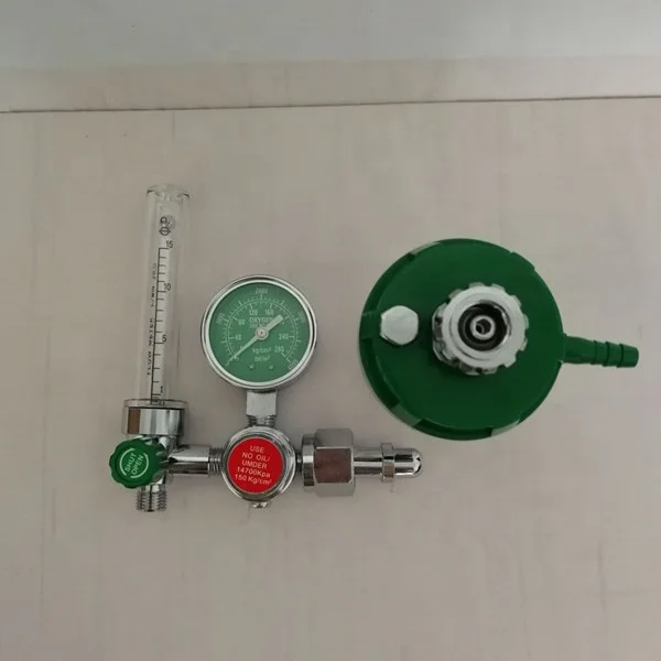 

Цилиндры CGA540, медицинский кислородный регулятор с расходомером 0-15 л и увлажнителем