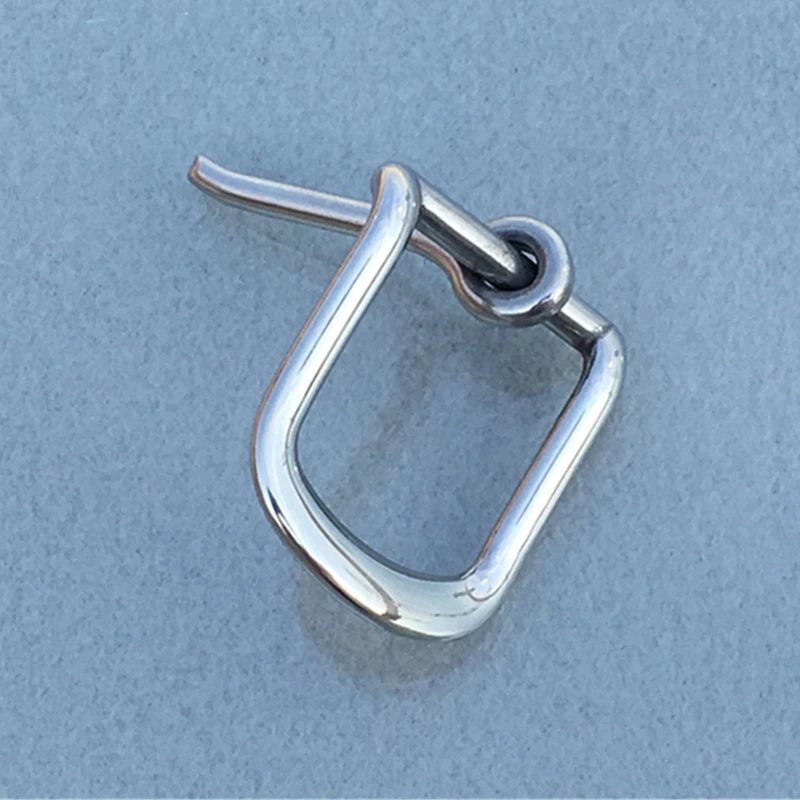 10 шт. Нержавеющая сталь пряжкой для кожаная сумка одежды с лямкой на шее