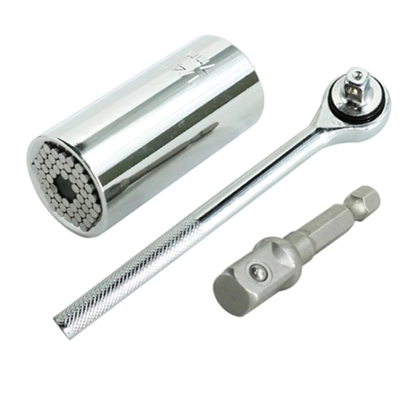 Динамометрический ключ набор головок патрон 7 19 мм Мощность дрель храповая