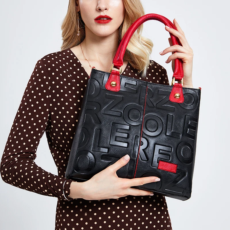 

ZOOLER Genuine leather handbags for women 2021 designer luxury women Shoulder bags Totally Skin high quality leather Bag #D136