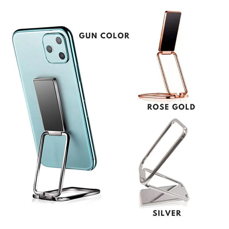 

New Square Double Magic Ring Phone Holder Stand Metal Phone Holder Foldable Mobile Phone Stand Folding Sticky Desktop