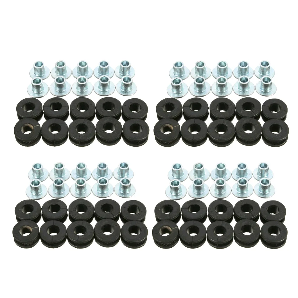 

40 шт мотоциклетные резиновые прокладки Замена для Honda Для Yamaha обтекателя