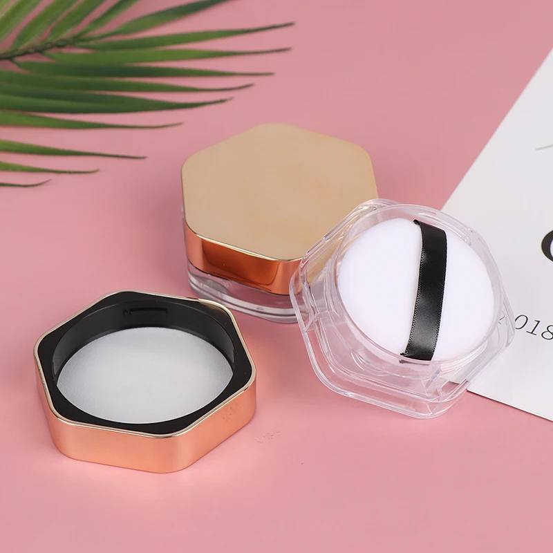 Портативный пластиковый контейнер для пудры 10 типов ручной Пустой свободный