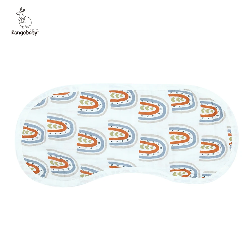

Kangobaby Baby Burp Cloth Premium 100% Organic Cotton Absorbent Triple Layer Towels Burping Rags Pads For Newborns