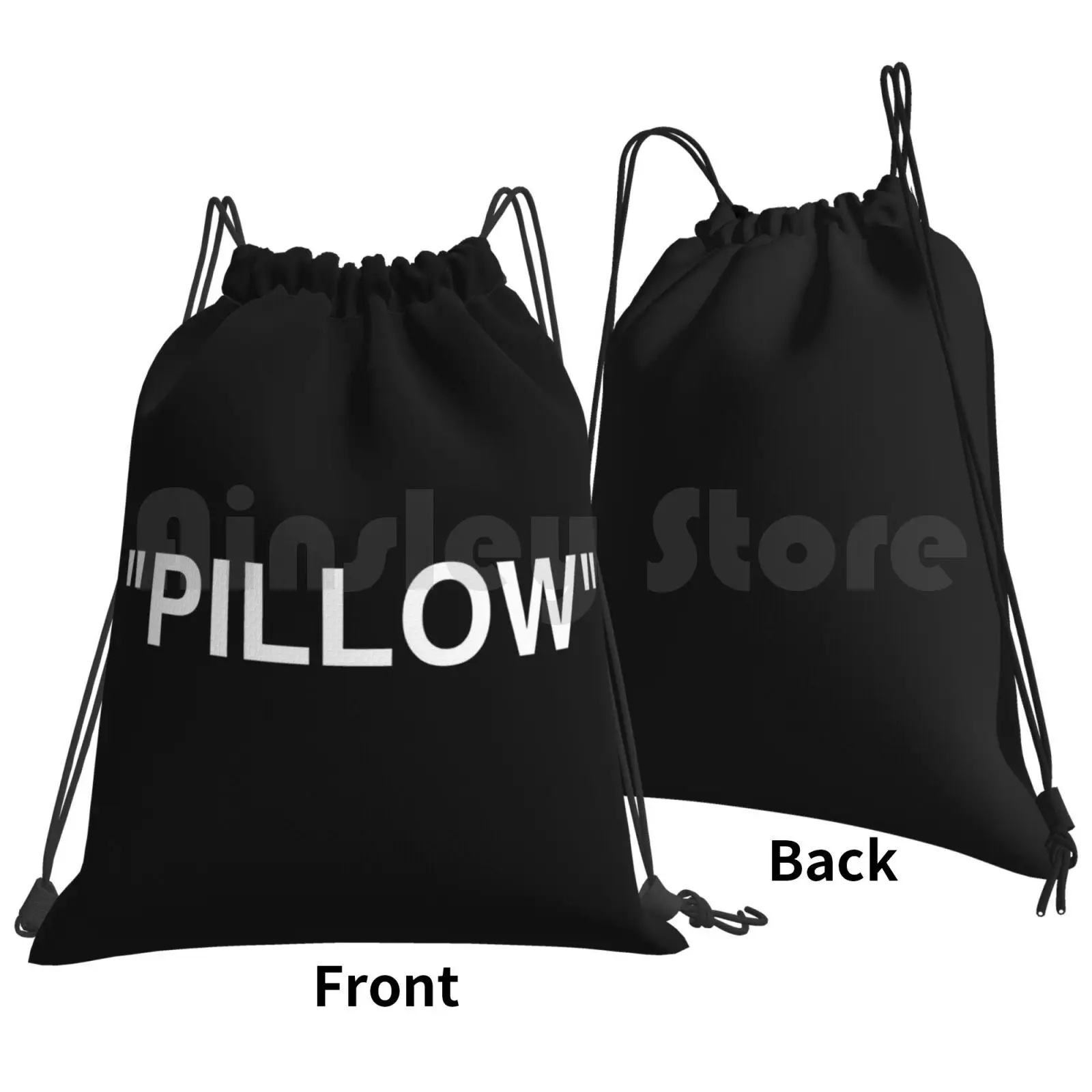 Подушка с логотипом-белый рюкзак на шнурке сумка для верховой езды альпинизма