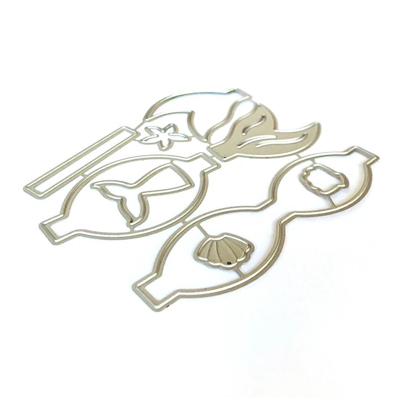 Металлический трафарет с бантом для рукоделия Русалка Скрапбукинг рукоделие