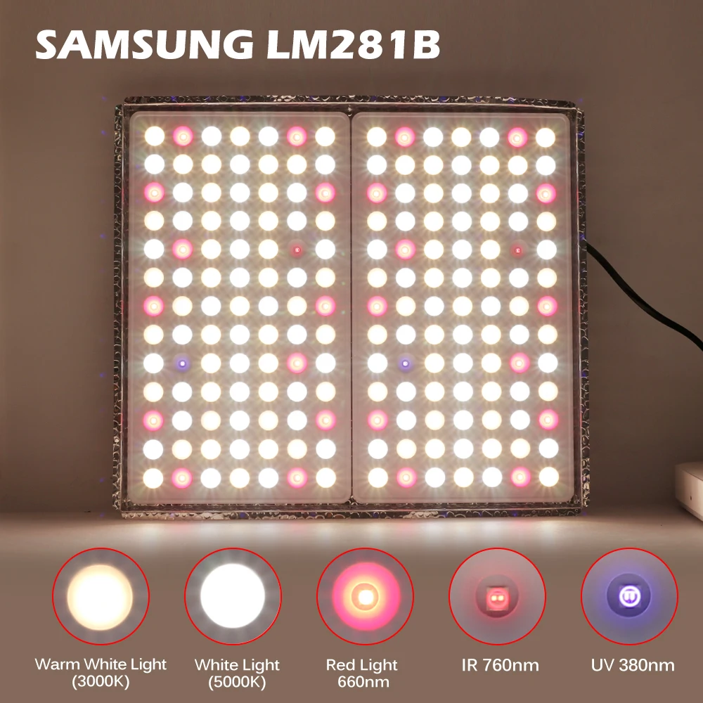 Светодиодная лампа Samsung для выращивания растений полный спектр Квантовый