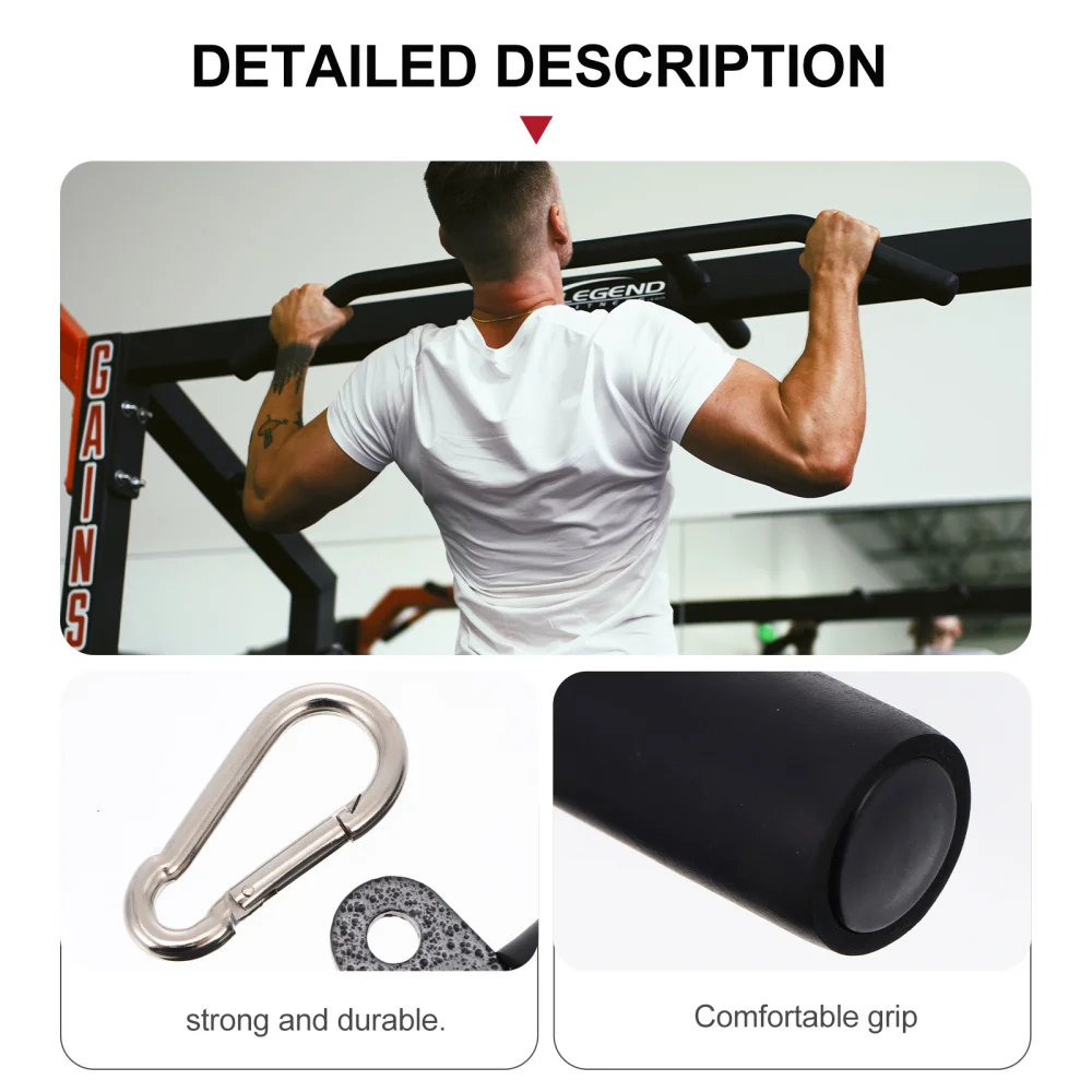 

1 set Steel Fitness Bar Arm Biceps Triceps Muscle Trainer Exercising Bar