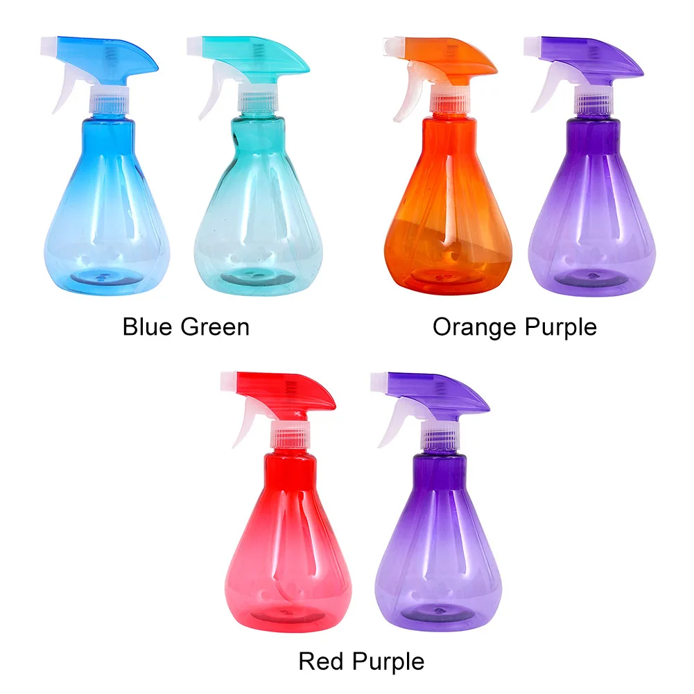 

2pcs 500ml Portable Mist Spray Bottles Garden Tool Travel Leak-proof Flower Plants Feeding Lightweight Empty Plastic Home