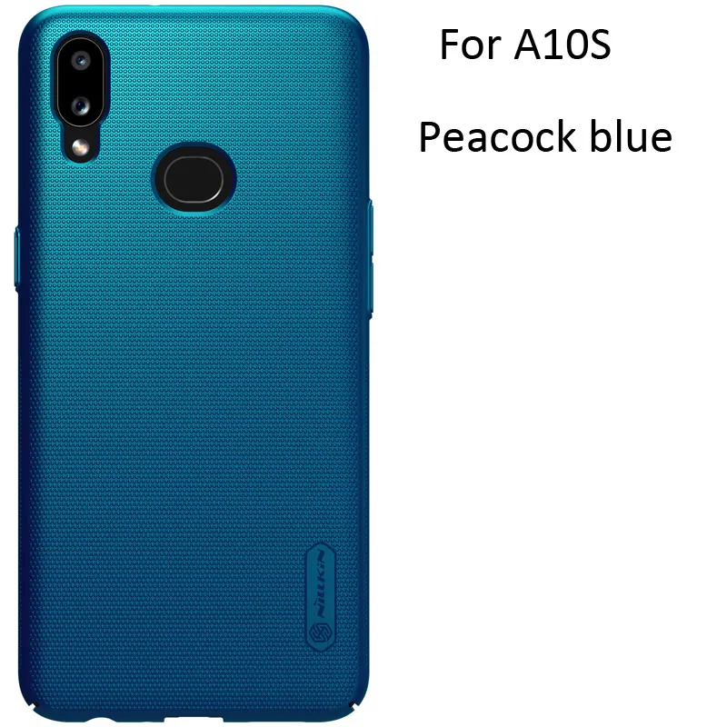 Peacock blue Шероховатый чехол Nillkin чехол для samsung Galaxy M20 A30 A50 M30 M10 A70 A10 A60 A40 A20 A20e твердый пластиковый чехол на заднюю панель - Цвет: Peacock blue