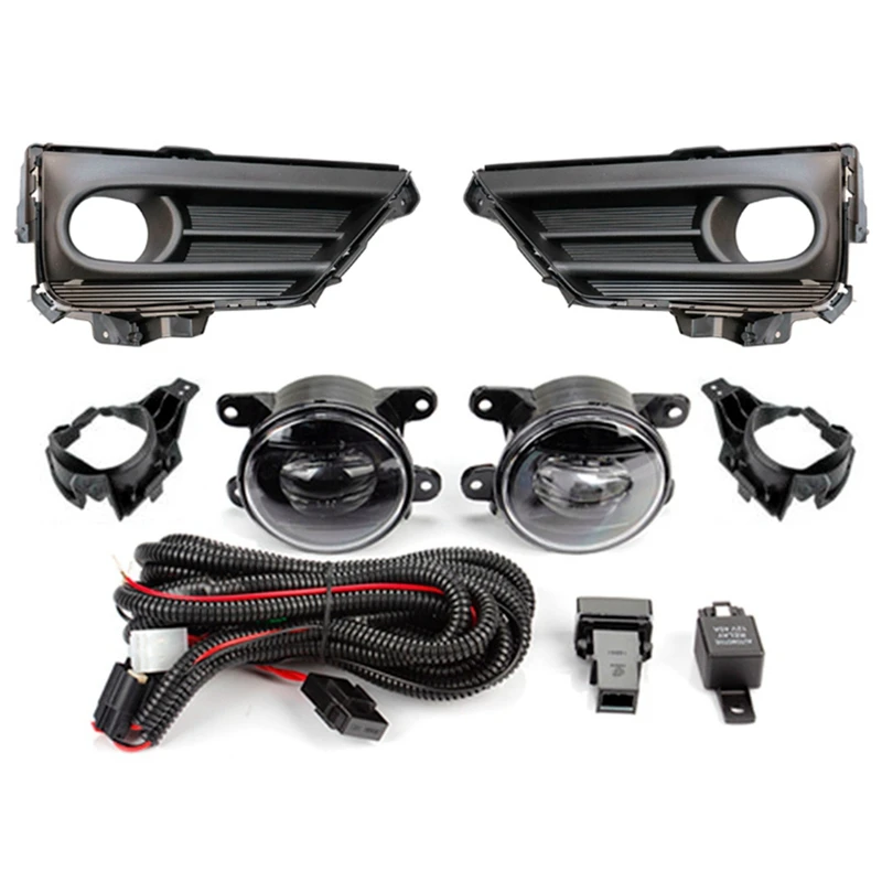 

Pair Car DRL LED White Fog Lamp Daytime Running Lights 12V Daylight for Honda CRV CR-V 2020 2021