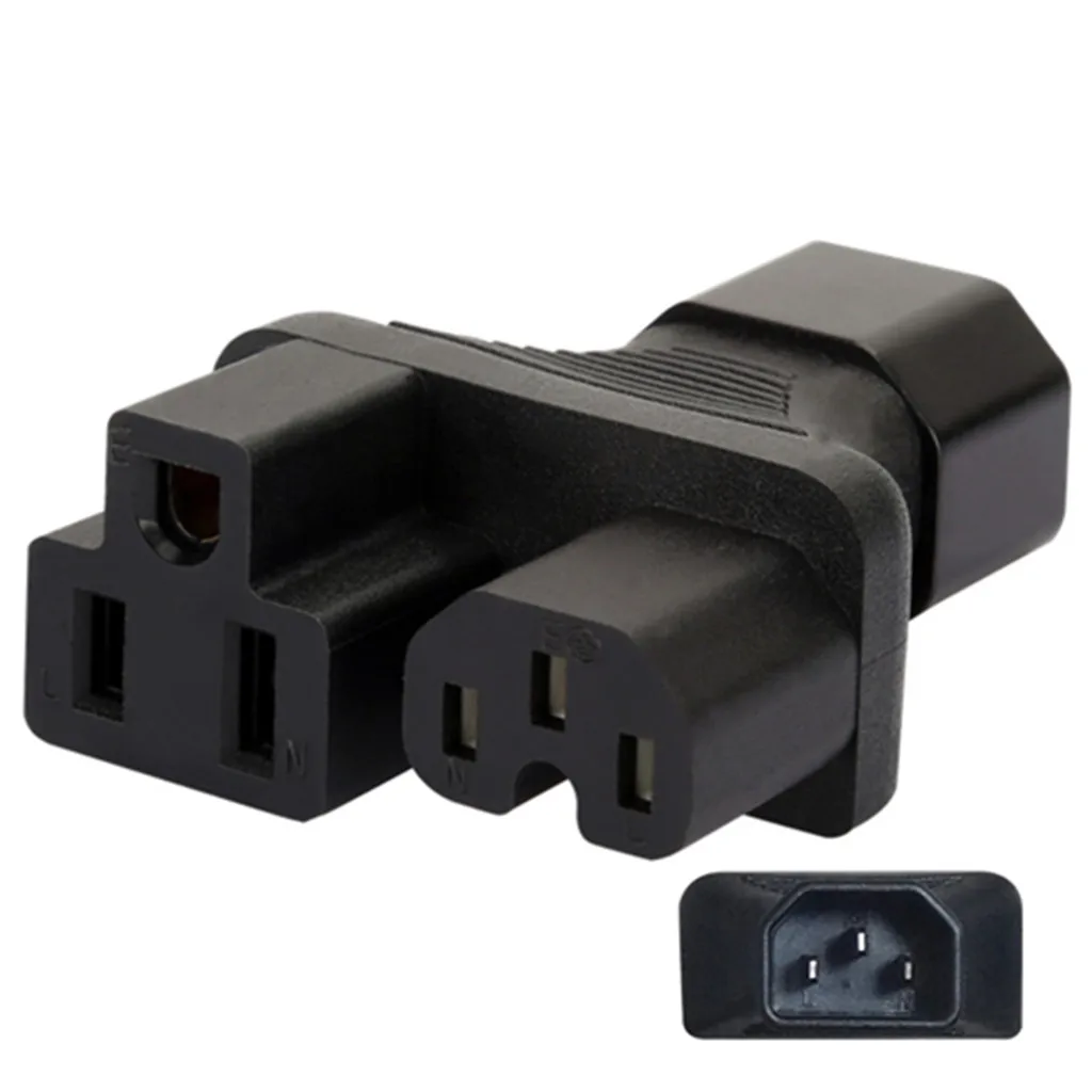 

Стандартный адаптер IEC 320 C13-C14, адаптер питания IEC 320 C14-C13 AC