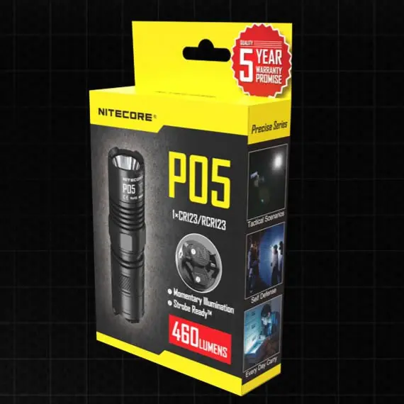NITECORE P05 светодиодный фонарик 2 цвета для самообороны без аккумулятора|Фонарики и