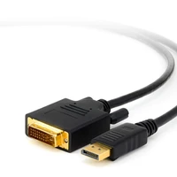 premium displayport to dvi cable 3m for hp dell lenovo pc laptopgold plated connectorcopper conductorfoilingal braiding