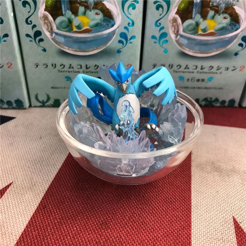 Экшн фигурка из аниме Такара Charizard Psyduck Articuno together Pi Cubone прозрачный мяч Покемон