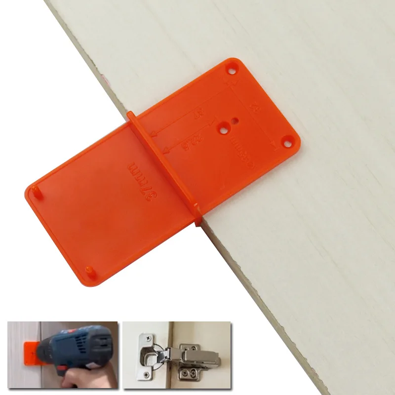 

35/40mm Hole Locator Cabinets Woodworking Tools Door Woodworking Punch Hinge Drill Hole Opener Drill Bit Guide Drill Hole Tools