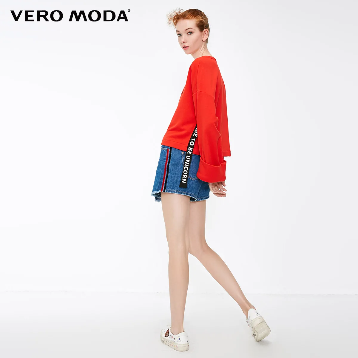 Свободная флисовая толстовка с длинным рукавом и надписью|Женские толстовки