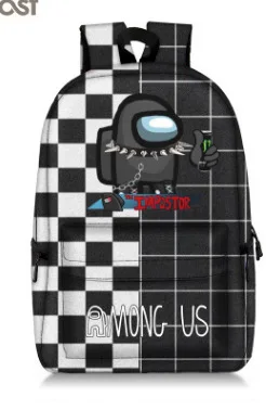 

Among Us Game Backpack Bags Men Women Teenager Boys Girls School Bags Travel Game Cartoon Backpacks
