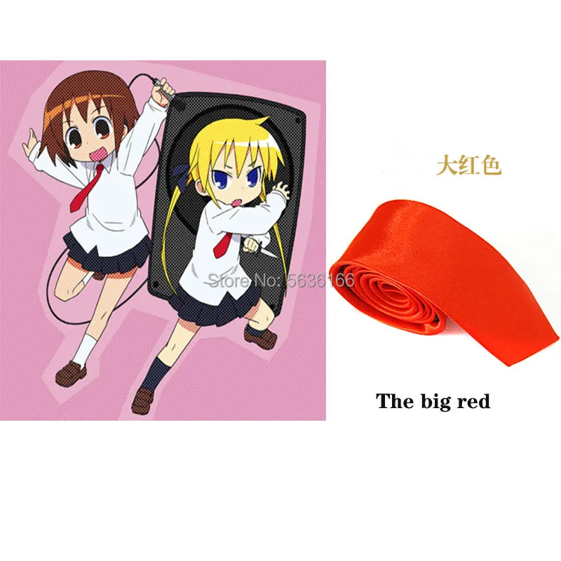 Модные аксессуары для ролевых игр аниме однотонный эластичный галстук Мужской и