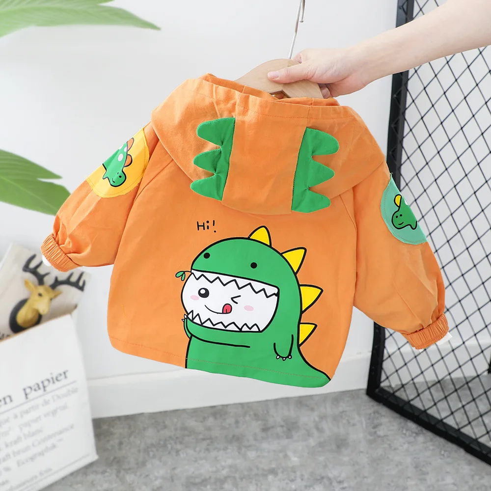 Осень 2020 милые куртки с капюшоном для маленьких девочек длинным рукавом и