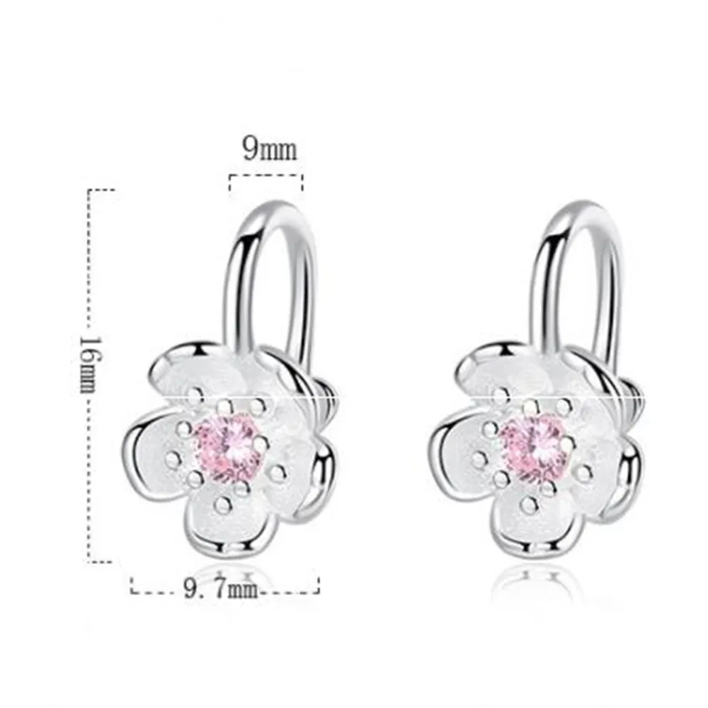 

925 Sterling Silver New Jewelry High Quality Fashion Woman Earring Retro Flower Cube Zirconia Long Tassel Hanging Earrings