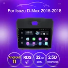 Android 11 ROM 32GB GPS автомобильный радиоплеер для Isuzu D-MAX Chevrolet S10 2015 2016 2017 2018 2 din Навигация стерео головное устройство