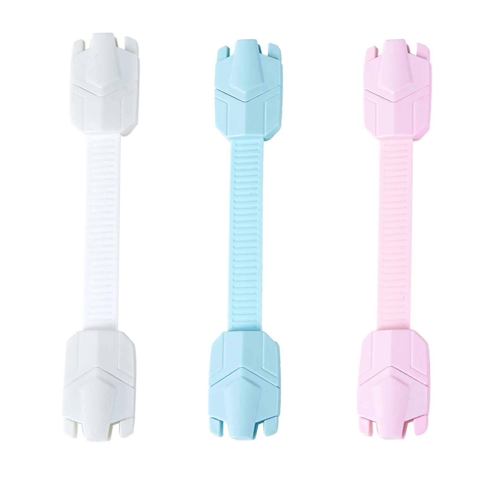 

3pcs Under Cabinet Self Sticky Accessories Fridge Multifunctional Child Safety Locks Toilet Seat Furniture Latches Protection