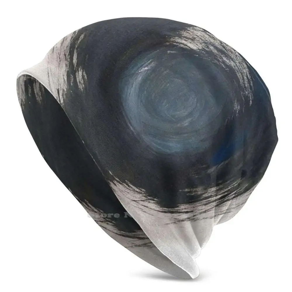 

Стрейчевые вязаные головные уборы для мужчин, женщин, детей, подростков, Диего Маркина, Маркина, акварельные оригинальные синие спиральные велосипедные шапки