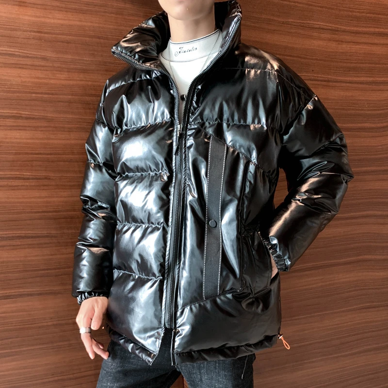 Зимняя мужская хлопковая стеганая одежда мужские водонепроницаемые парки