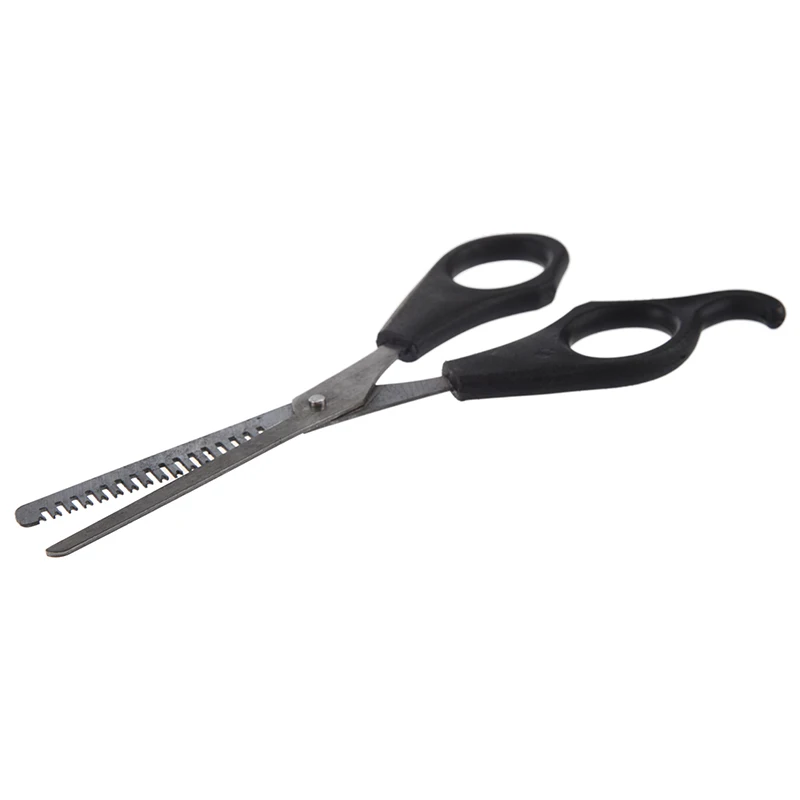 

Stainless Steel Blade 6.3 Inch Thinning Shear Scissors Silver+Black