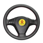 Оплетка на рулевое колесо Крышка для Mazda 3 Axela 2003-2009 Mazda 6 Atenza 2004-2008 Mazda 5 2004-20 Tampa do volante do carro