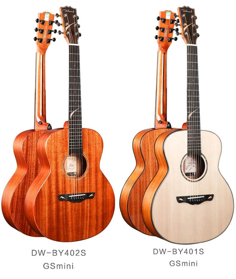 Dadarwood DW-BY401S 36 дюймов GS Мини Путешествия Акустическая гитара, акустические электрогитары