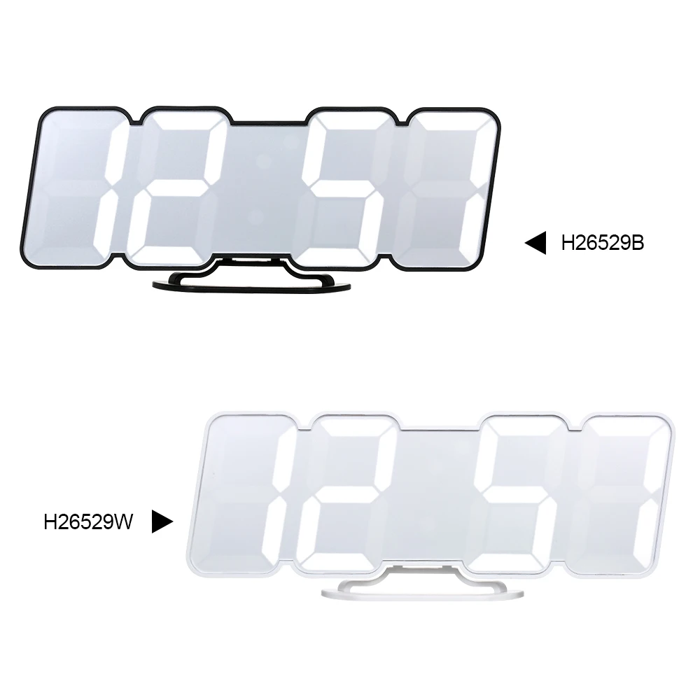 Электронный будильник цифровые настольные часы Улучшенный 3D беспроводной пульт