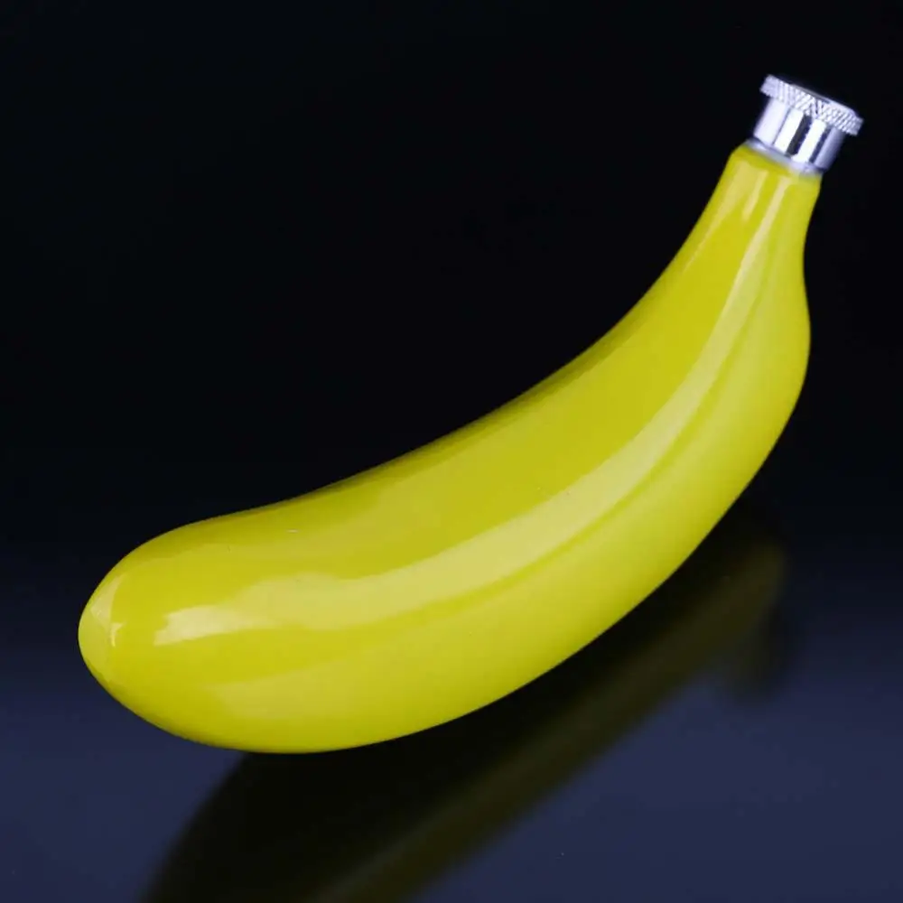 Креативный кувшин в форме банана 5 унций винный горшок фляжка для виски из